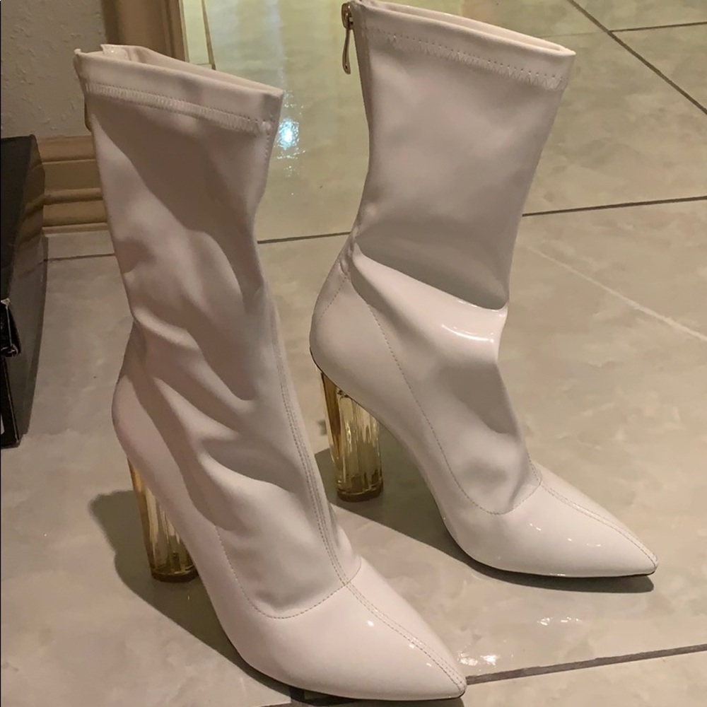 White boots